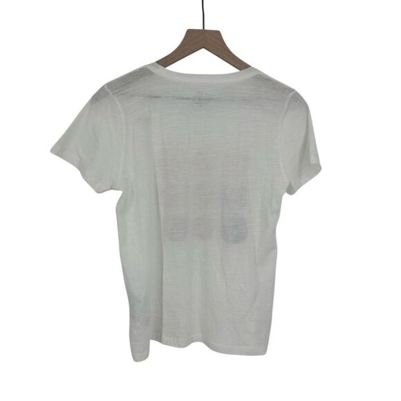 J.Crew Factory Graphic Bagel T-Shirt Tee Small White Collector Tee Novelty - Picture 4 of 11